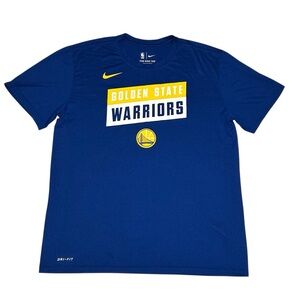 Golden State Warriors NBA Nike Mens Size L Shirt Fan Activewear Basketball